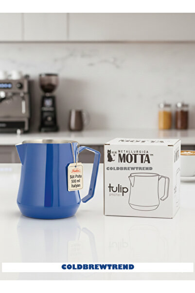 COLD BREW TREND by uğur cadırcı إبريق حليب موتا توليب - أزرق (500 مل)
