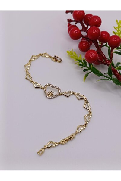 RP COMPANY Xuping, Zircon Stone, Heart and Butterfly Themed Bracelet