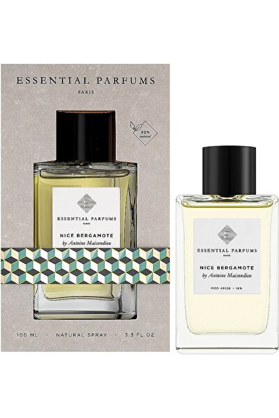 ESSENTIAL PARFUMS Nice Bergamote, Apa de Parfum, Unisex, 100 ml Reîncărcabil
