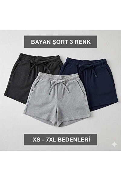 NETTENSTORE 3LÜ ŞORT DENİZ VESAHİL GEZİSİ İÇİN RAHATDOKUSU PENYE