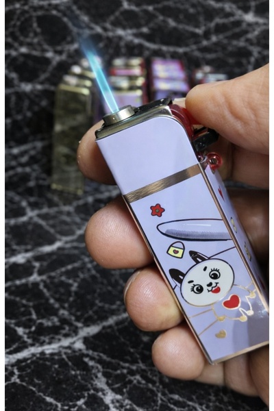 DoğanÇakmak Çakmak 5 li set küp metal jet rüzgar çakmak