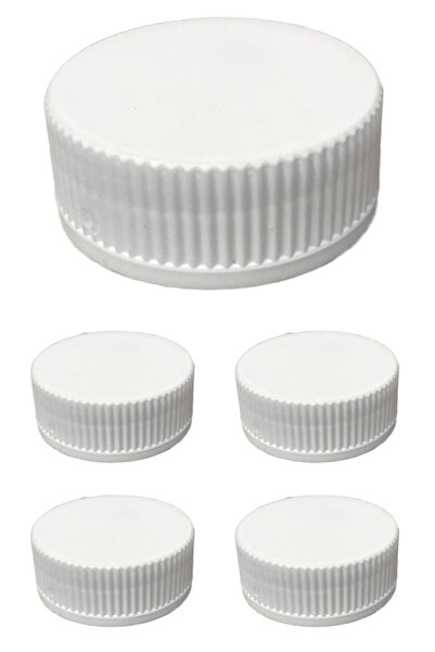 ÇarşıBu 5 Adet Vidalı Plastik Kapak - 41/18mm - 3L Kulplu Galon Şişe Uyumlu -...
