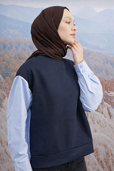 ARMANDA RUSTİK. OLAY PAMUKLU ŞAL. RENK ACI KAHVE