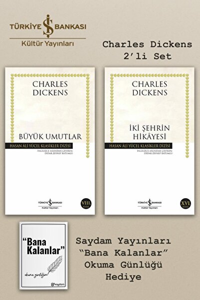 TÜRKİYE İŞ BANKASI KÜLTÜR YAYINLARI Büyük Umutlar & İki Şehrin Hikâyesi - Cha...