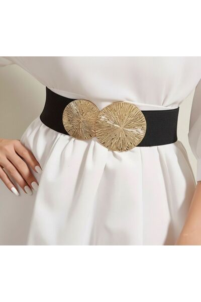 EMR Official Elastic Women's Belt, Waist Belt, Coat Belt, Dress Belt