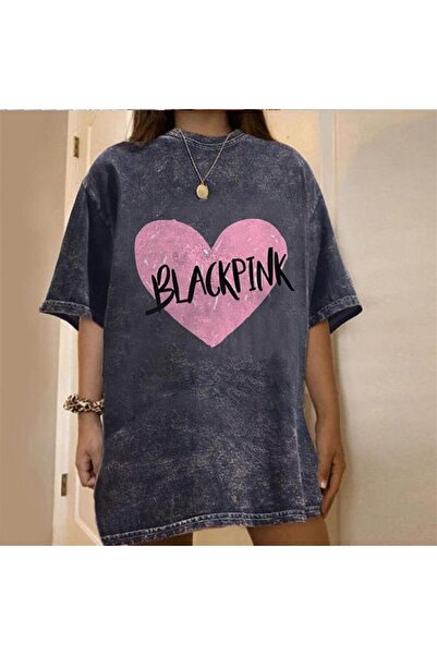 Le Savu Washable Gravel Bambam Printed Unisex Oversized Vintage T-Shirt