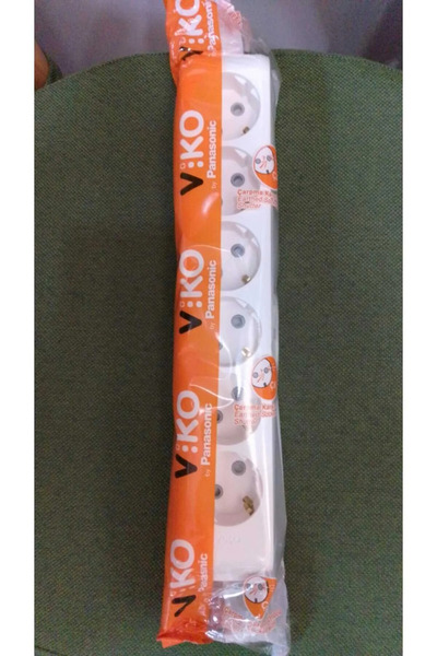 VİKO multilet 6lı kablosuz priz çarpma korumalı