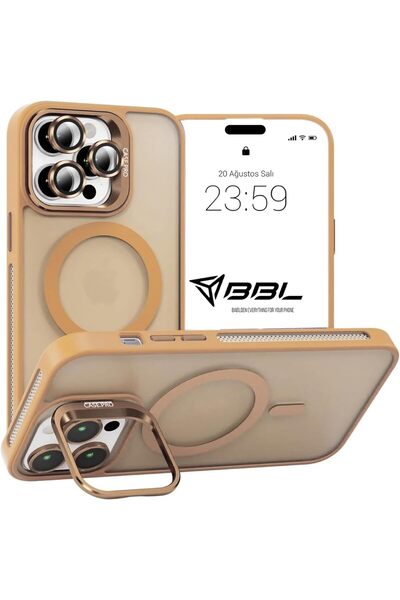 HappyCase iPhone 12 Pro Max Uyumlu Stantlı Kılıf Case Pro Tank Kılıf Lens Kor...