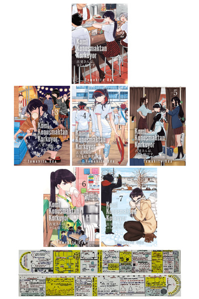 Marmara Çizgi Yayınları Komi Konuşmaktan Korkuyor 2-3-4-5-6-7. Ciltler Manga ...