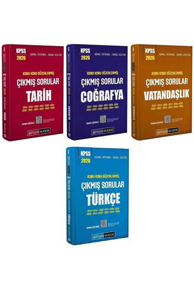 Pegem Akademi Yayıncılık Pegem 2026 KPSS Tarih + Coğrafya + Vatandaşlık + Tür...