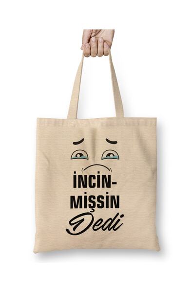 Toyaso Funny Saying You'Re Tired Said White Cloth Bag Long Handle Shopping Ba...