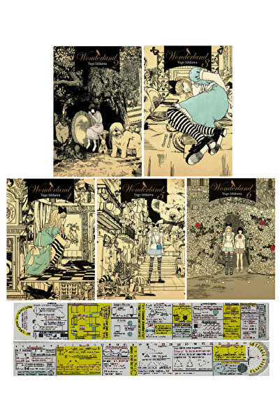 Marmara Çizgi Yayınları Wonderland 2-3-4-5-6. Ciltler Manga Seti + Özel Cetvel