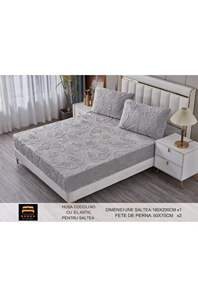 Veluxio Home Cocolino bed cover with elastic + 2 pillowcases – premium, soft ...