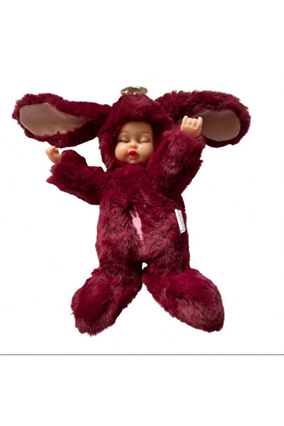 OMG Baby plush toy, 25 x 9 cm, garnet