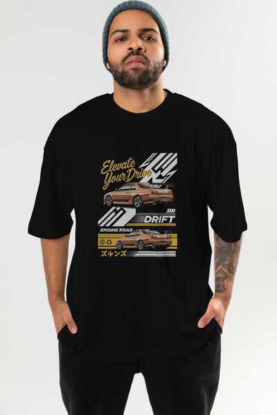 Ankhises Σειρά Car Series (48) μπροστινό μπλουζάκι με στάμπα σε μαύρο χρώμα, ...