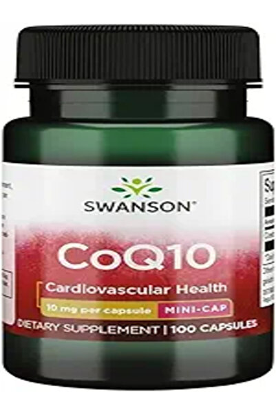 SWANSON CoQ10 10 Milligrams 100 Capsules