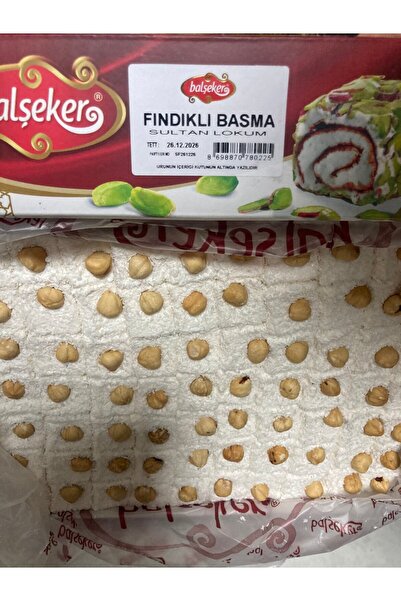 Balşeker FINDIKLI BASMA SULTAN LOKUM 3KG