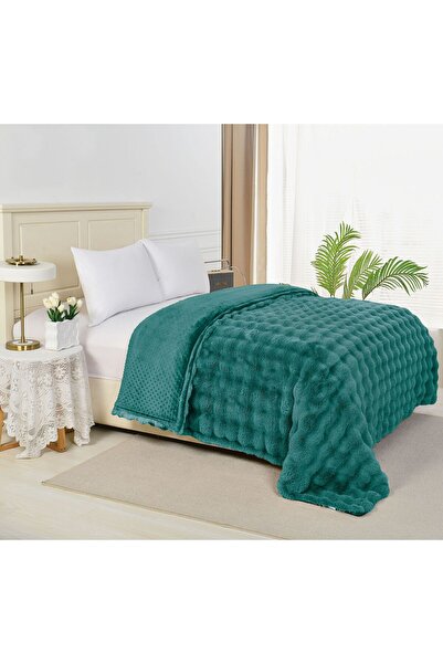 Veluxio Home Rabbit Fur Blanket - Soft, Fluffy and Warm