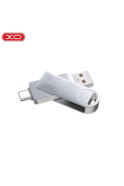 Xo -DK03 16GB تصميم حماية الجسم المعدني USB + USB-C قرص فلاش الذاكرة
