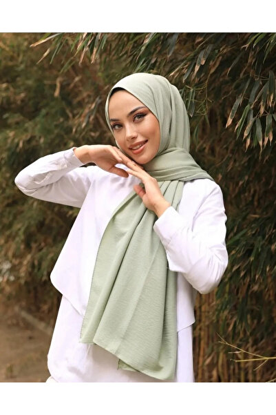 ARMANDA RUSTİK. OLAY PAMUKLU ŞAL.SU YEŞİLİ RENK