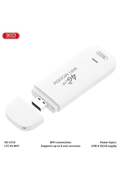 Xo 4G LTE Taşınabilir USB Wifi Modem ve Mobil İnternet Paylaştırıcı (CF19)