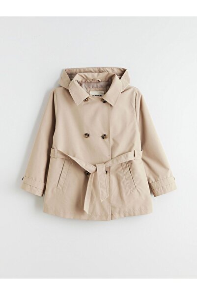 LC Waikiki Trenci pentru fete LCW Kids cu glugă