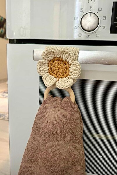 afralya home El yapımı Havlu Askısı Örgü Mutfak Banyo Düzenleyici Fırın Havlu...