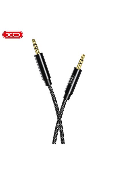 Xo كابل نقل الصوت R211C بمقبس 3.5 ملم من نوع Aux إلى Aux، مصنوع من الخيوط الم...