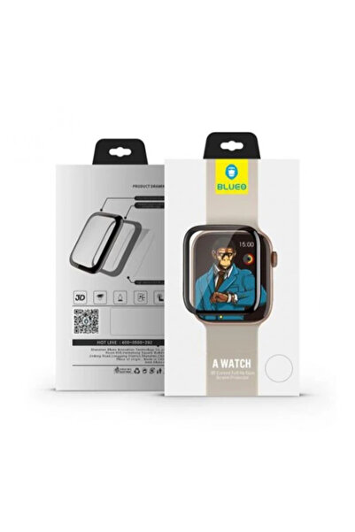 BLUEO واقي شاشة ذكي منحني ثلاثي الأبعاد متوافق مع ساعة ألترا / ألترا 2 - 49 ملم