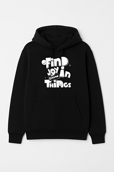 CALKARCOLLECTION سترة (هودي) للجنسين مطبوعة من ستاتمنت بغطاء رأس