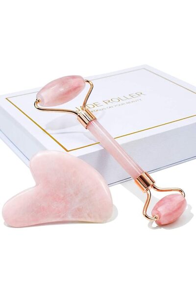 Arabest Natural Quartz Jade Guasha Stone Scraper Board Massage Face Skin Care...