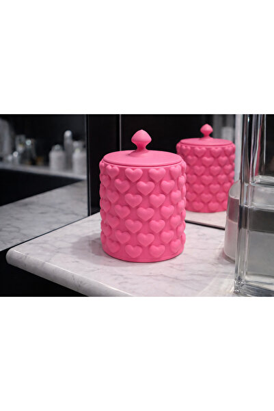 Vescarri صندوق تخزين القطن ومسحات الأذن - منظم للحمام بقسمين