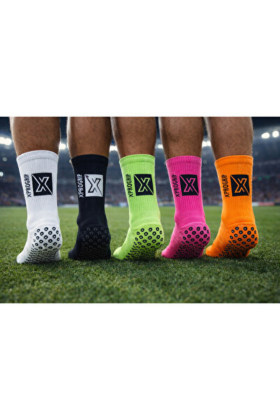 Progrip 5'li Kaydırmaz Tabanlı Premium Nefes Alan Futbol Fitness Koşu Sporcu ...