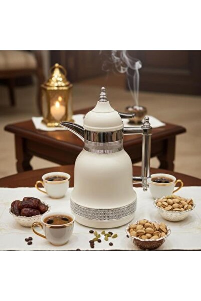 Generic Luxury Classic White Thermos – Crystal Patterns for a Royal Look on Y...