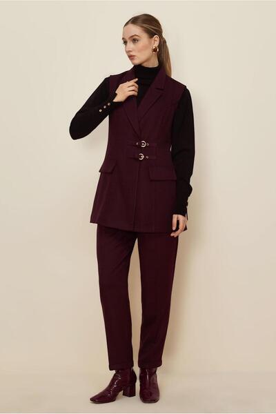 Alvina decolteu petrecut în V SET CU PANTALONI 46205