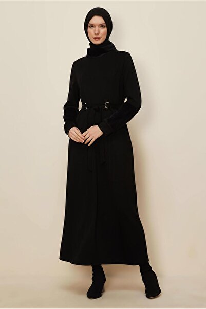 Alvina Faux Fur Detailed Tracksuit Dress 45994