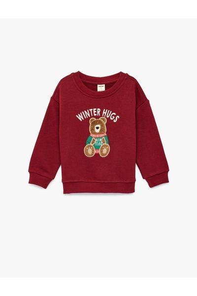 Koton Baby Boy Sweat 6Wmb10327Tk Bordo