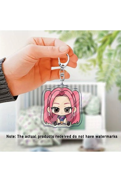 Choice 1 New kpop Hunters Christmas small gift Keychain pendant cartoon acryl...