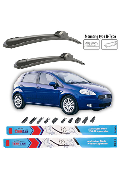 TEAMCAR Wipers Fiat Punto (Grande 199) 2005-2011