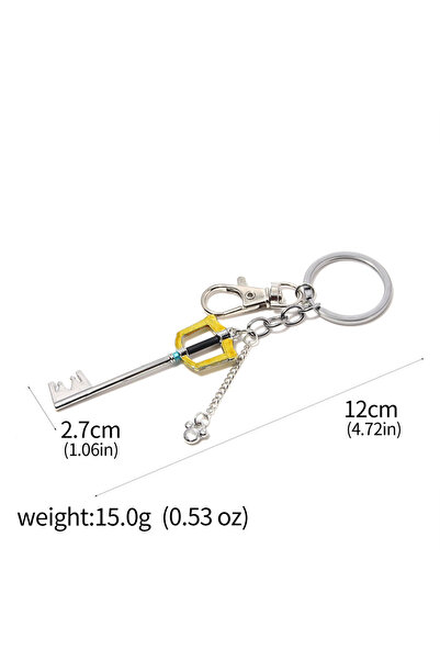 Miniso K00285-02 Game Kingdom Hearts Sora Key Keychain Keyblade Weapon Model ...