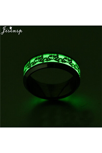 Choice 6 844 2024 Stainless Steel Glowing In Dark Heart Finger Rings for Men ...