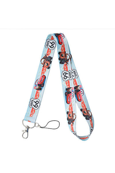 Choice KC5357 Cars Lightning McQueen Neck Lanyard for Key Strap lanyard Card ...