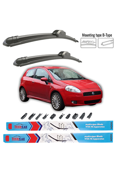TEAMCAR Stergatoare Fiat Punto 3 usi (Grande 199) 2005-2011