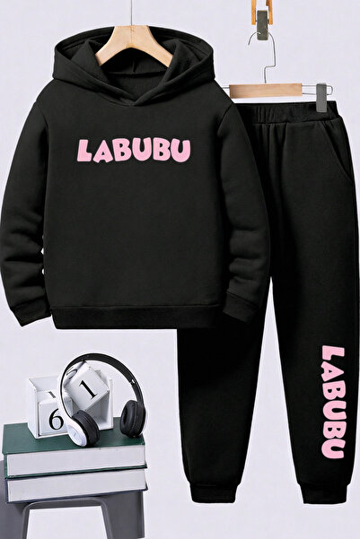 SVART WEAR Labubu Štampano Dječji premium set dukseva 2-dijelni set hoodie Go...