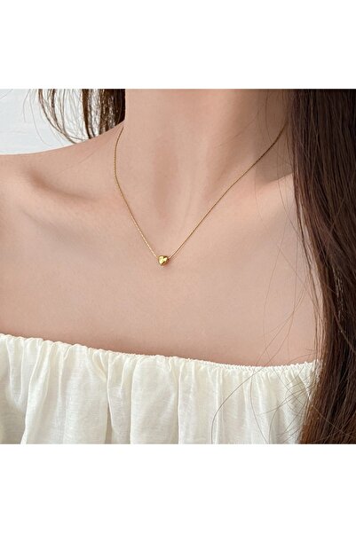 Choice قلادة بسيطة بلون ذهبي من الفولاذ المقاوم للصدأ، بتصميم كلاسيكي، على شك...