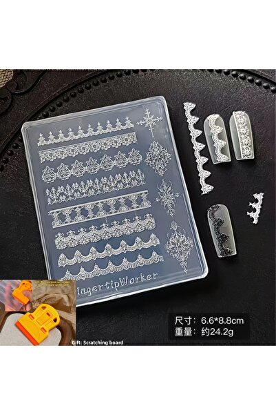 Choice PF-716 زينة أظافر ثلاثية الأبعاد كلاسيكية متعددة الاستخدامات على شكل و...