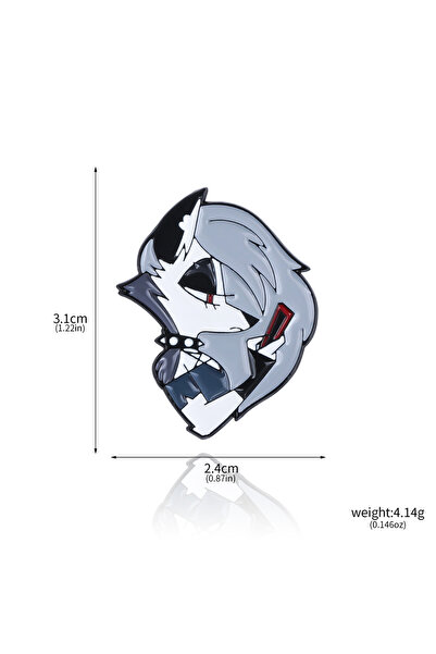 Miniso X00527-03 Fantasy Anime Hazbin Hotel Enamel Pins Custom Movie Inspirat...