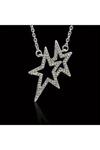 Choice YB4042-2 Korean Style Fashion Aesthetic Crystal Star Necklace Choker P...