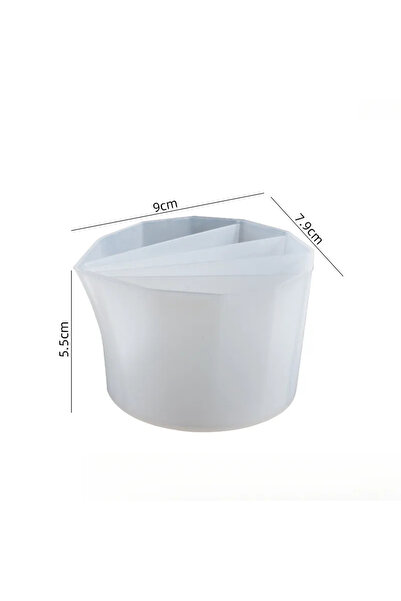 Choice 5 Split Cups for Paint Pouring, 3-Pack Reusable Silicone Divider Cups ...