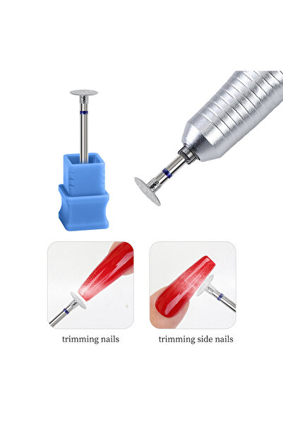 Choice 1pcs 1Pc Diamond Nail Drill Bit Milling Cutter For Cuticle Clean Gel O...